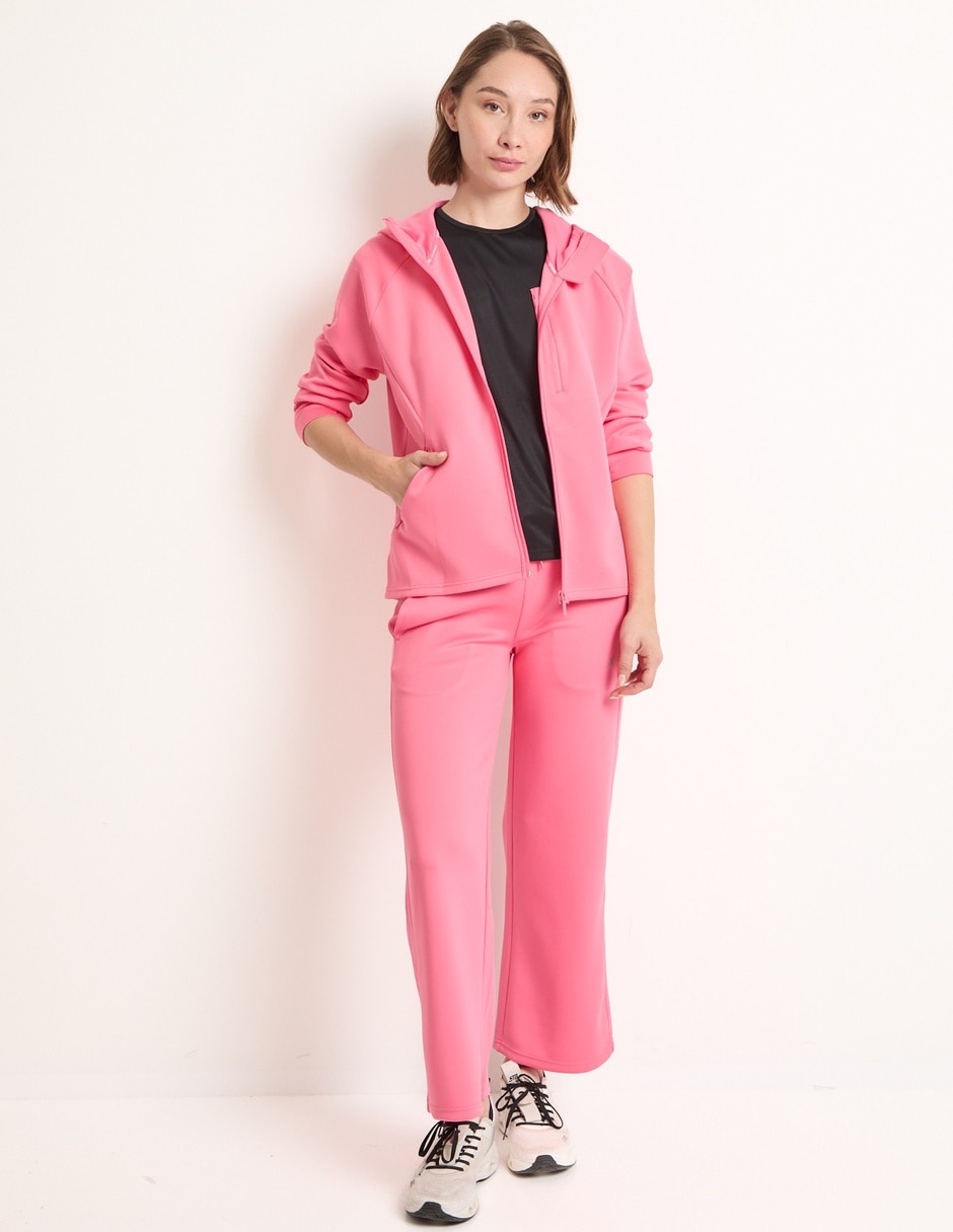 Pants straight con jareta para mujer