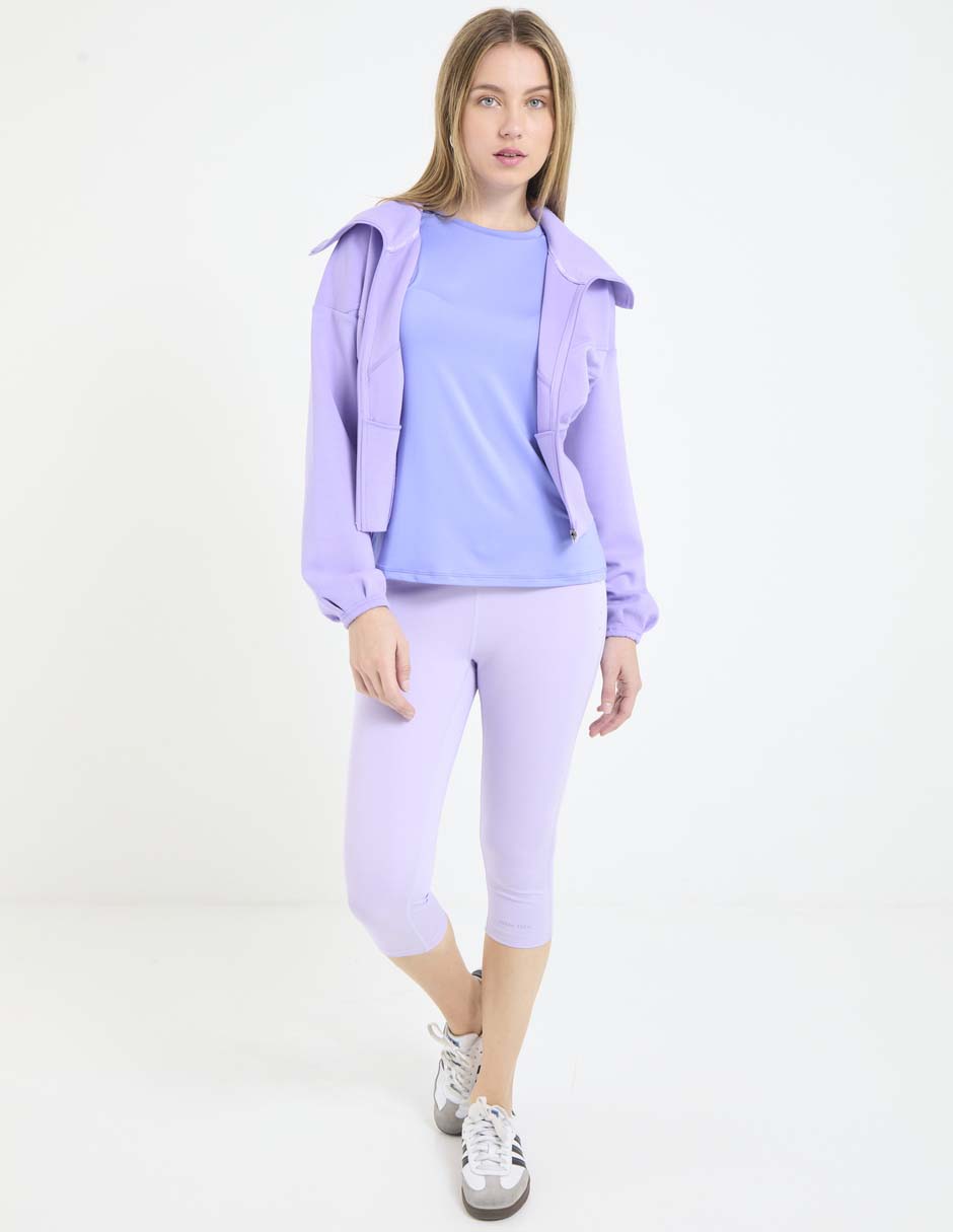 Sudadera casual con cierre para mujer 3