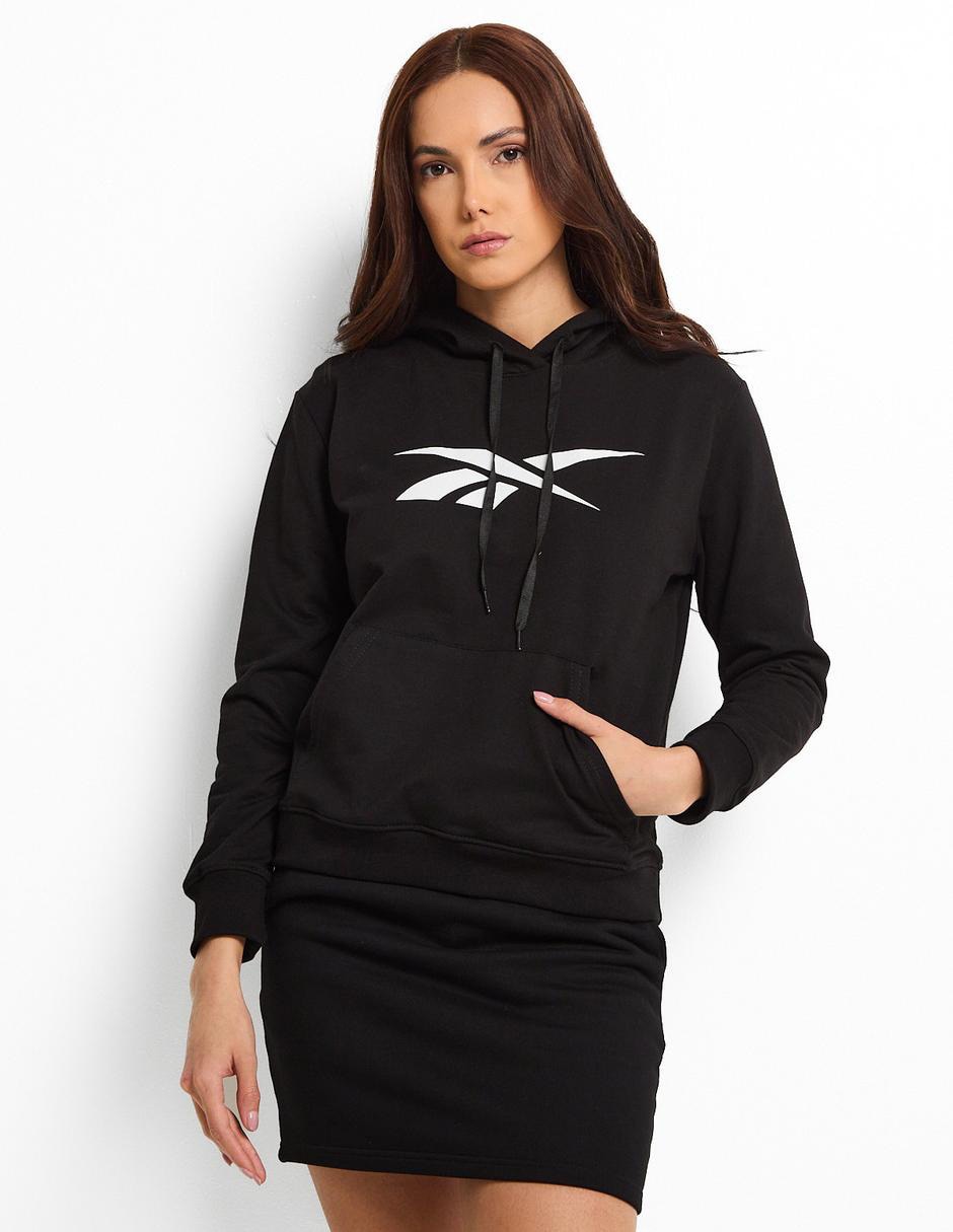 Sudadera con capucha y bolsa para mujer