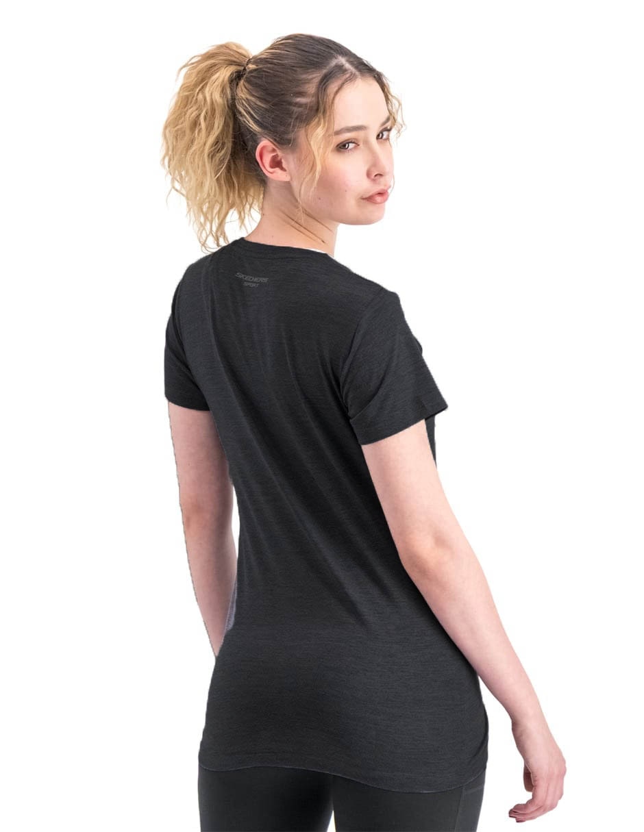 Playera deportiva para entrenamiento Skechers de mujer