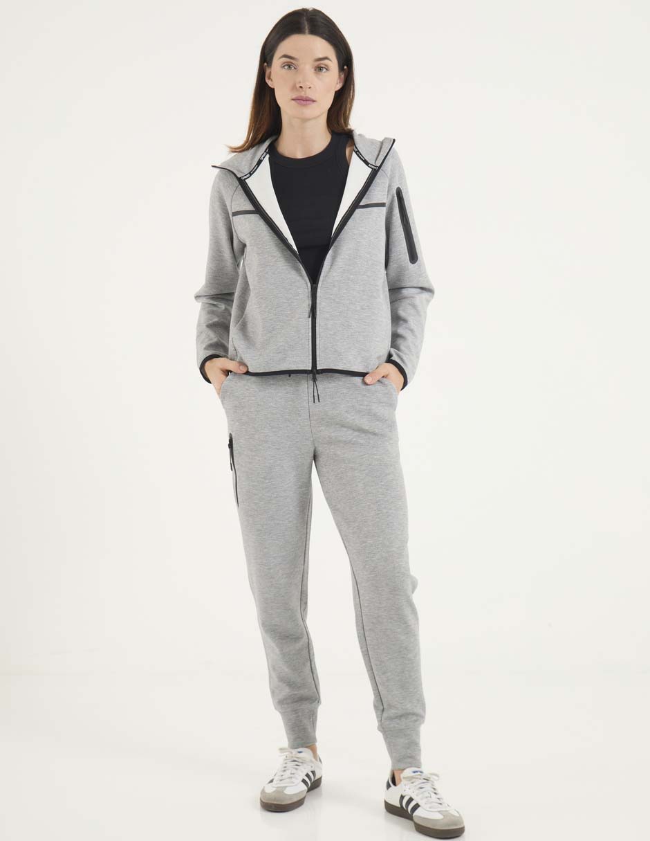 Sudadera con capucha y bolsa Sprint para mujer