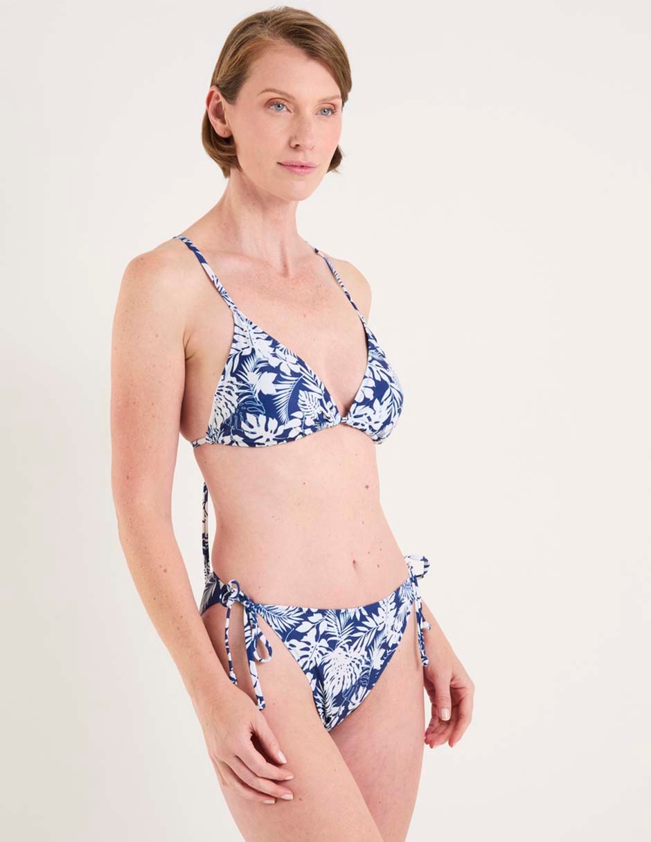 Conjunto bikini estampado floral para mujer
