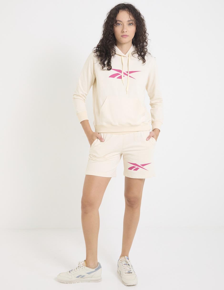 Sudadera con capucha y bolsa Reebok para mujer