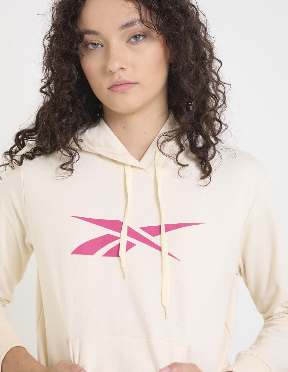 Sudadera con capucha y bolsa Reebok para mujer