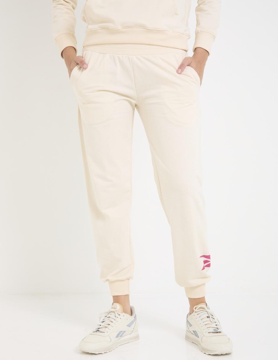 Pants regular Rebook con jareta para mujer Pants regular Rebook con jareta para mujer