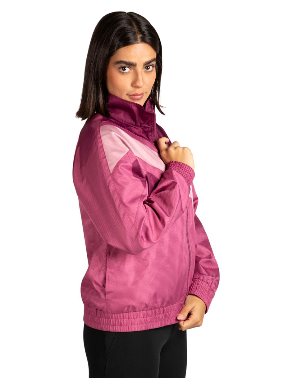 Chamarra casual Reebok para mujer