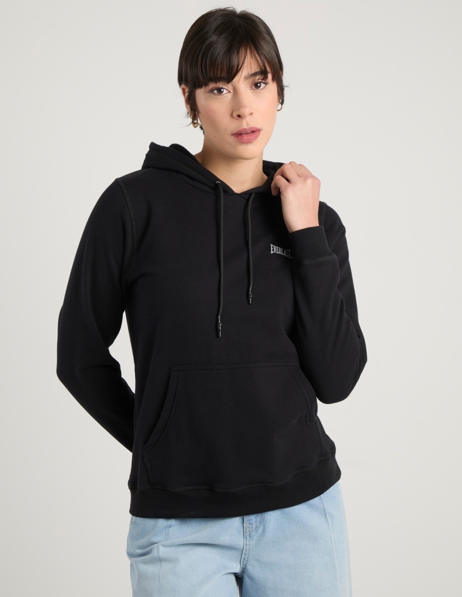 Sudadera para entrenamiento con capucha y bolsa para mujer Sudadera para entrenamiento con capucha y bolsa para mujer
