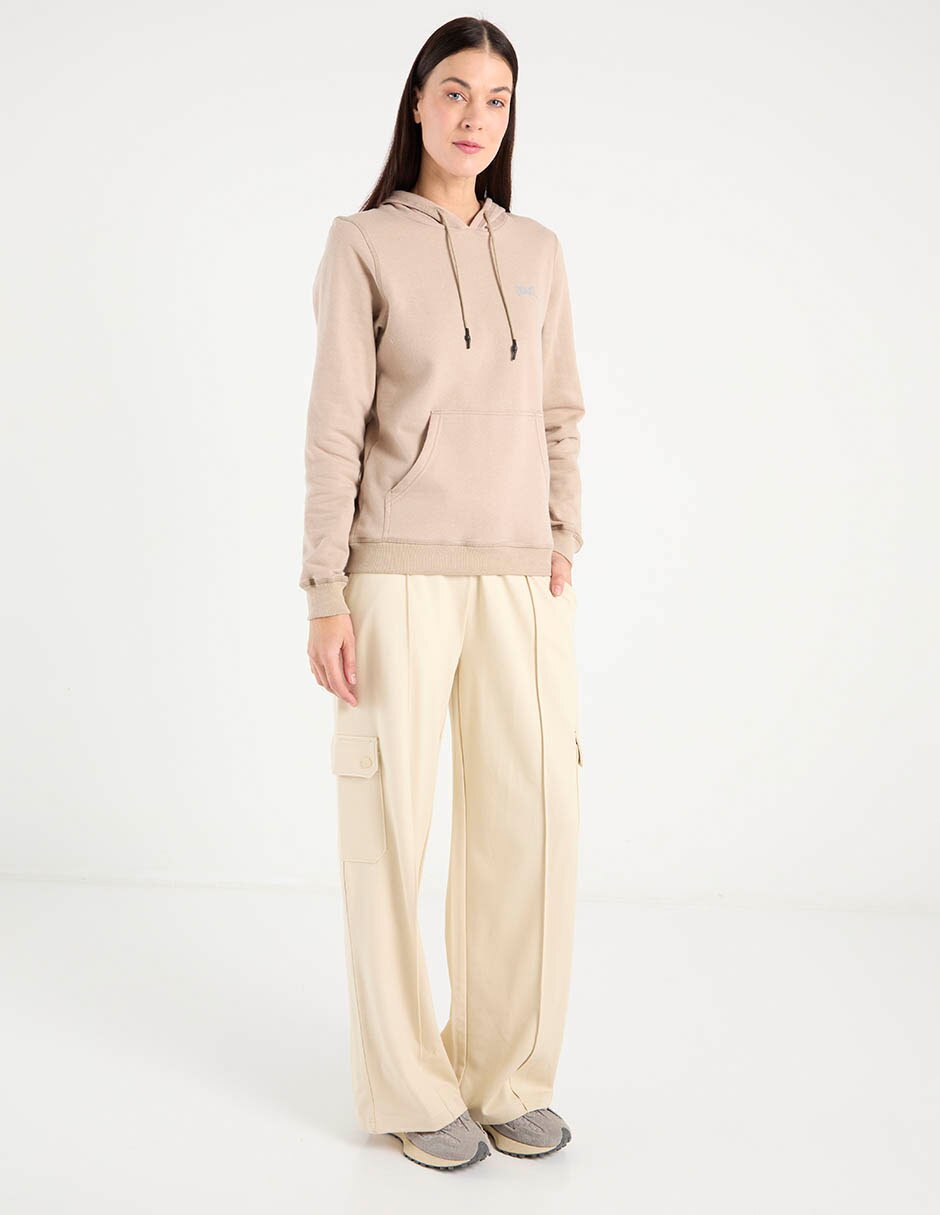 Sudadera para entrenamiento con capucha y bolsa para mujer 5