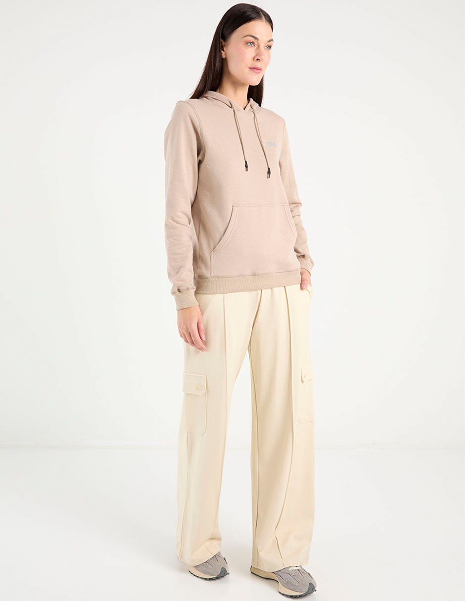 Sudadera para entrenamiento con capucha y bolsa para mujer 4