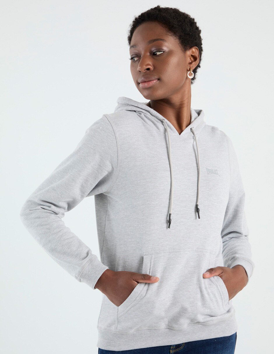 Sudadera para entrenamiento con capucha y bolsa para mujer Sudadera para entrenamiento con capucha y bolsa para mujer