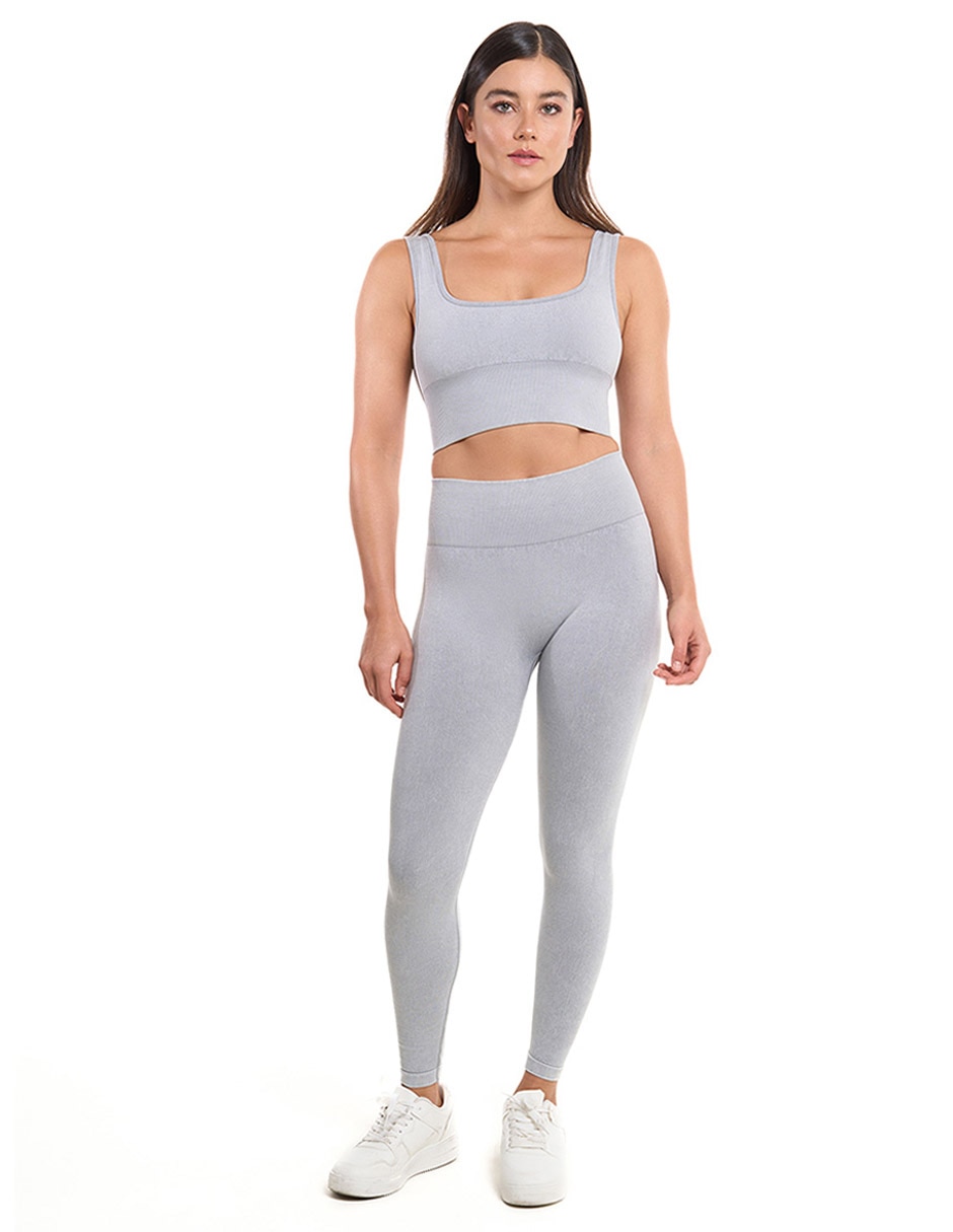 Legging cintura alta con elástico para mujer 2