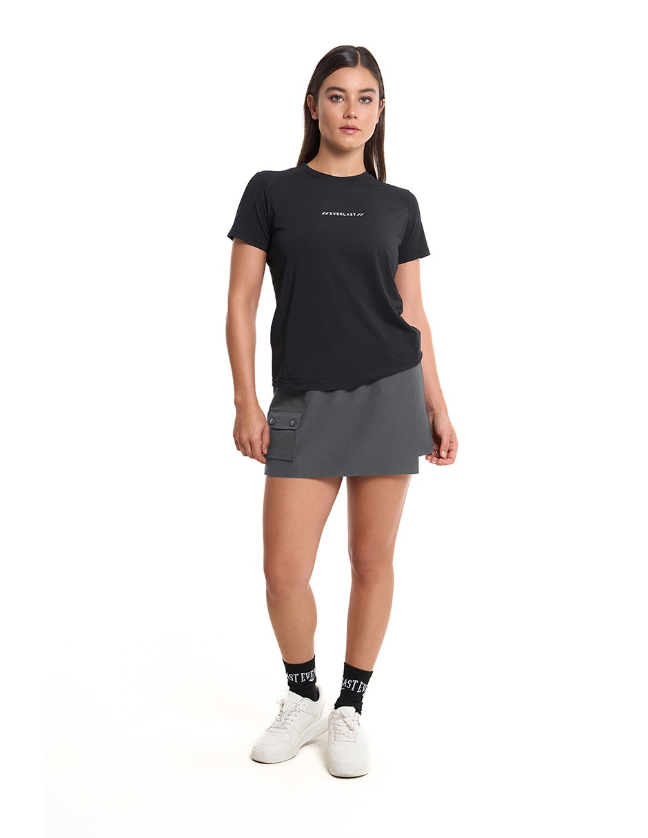 Short everlast efecto doble prenda para entrenamiento mujer