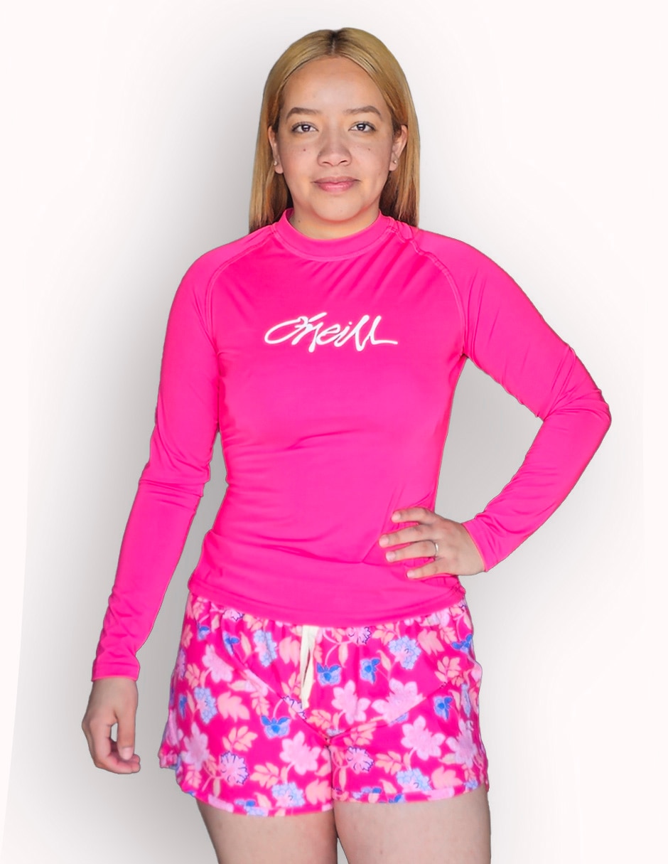 Playera deportiva para natación de mujer