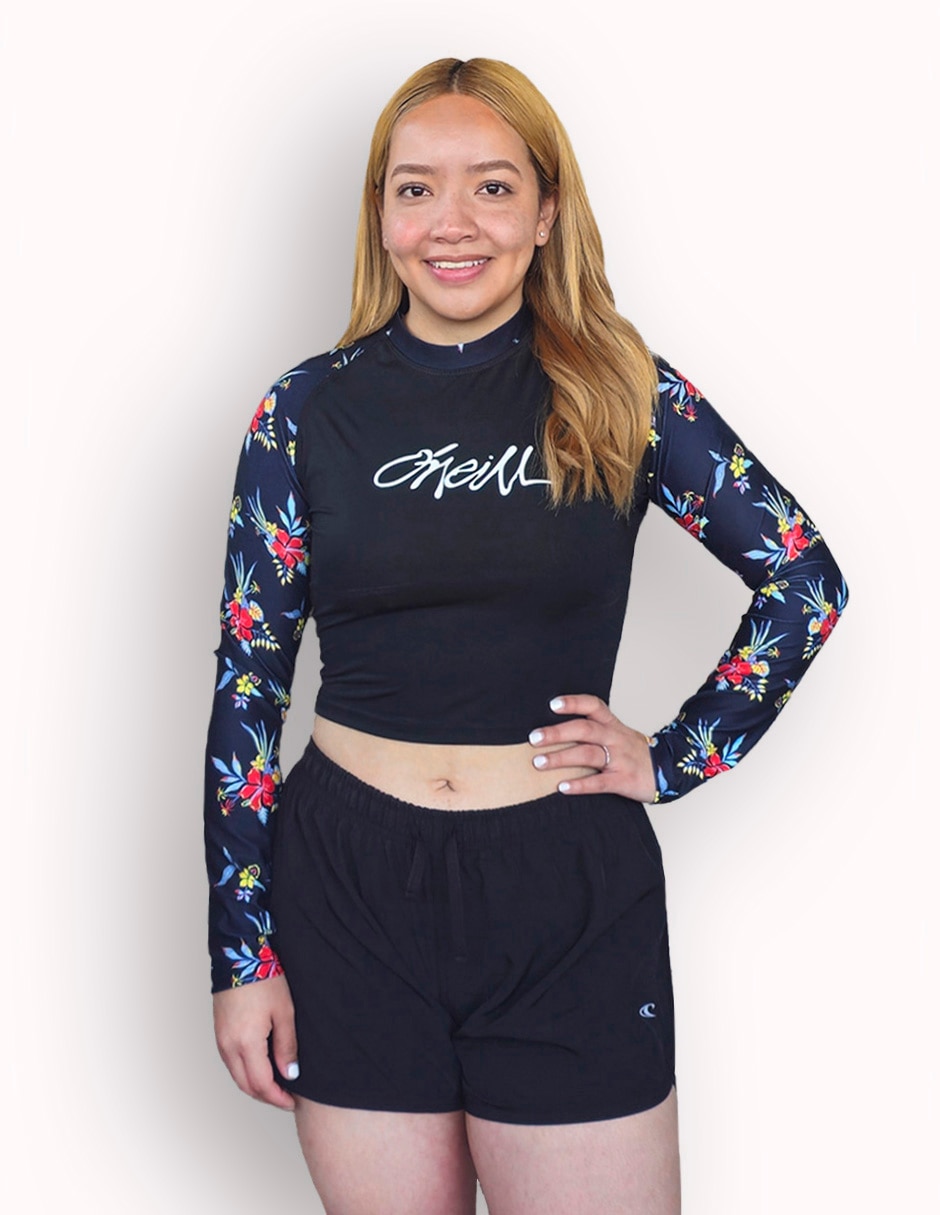 Playera deportiva para natación de mujer 2