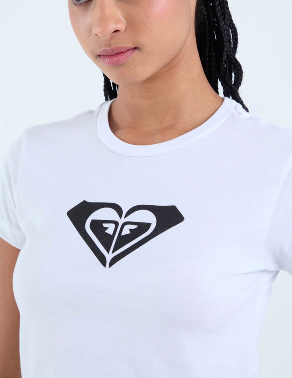 Set playera manga corta Roxy Básica cuello redondo para mujer