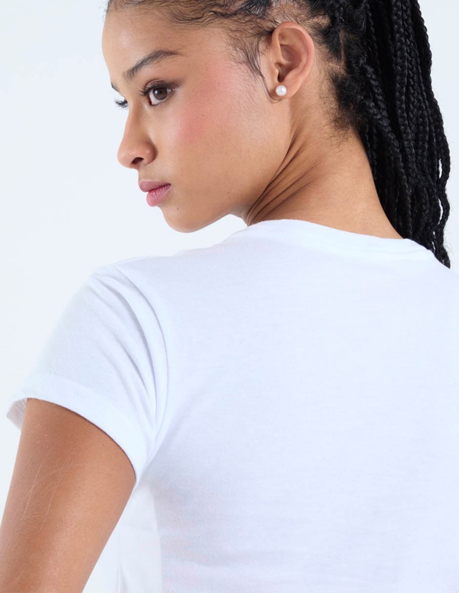 Set playera manga corta Roxy Básica cuello redondo para mujer