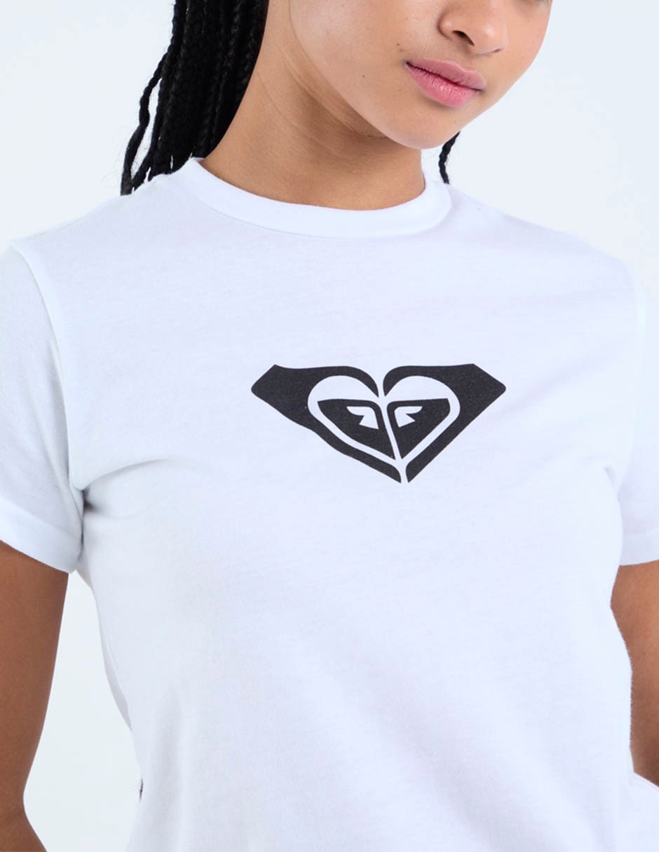 Set playera manga corta Roxy Básica cuello redondo para mujer