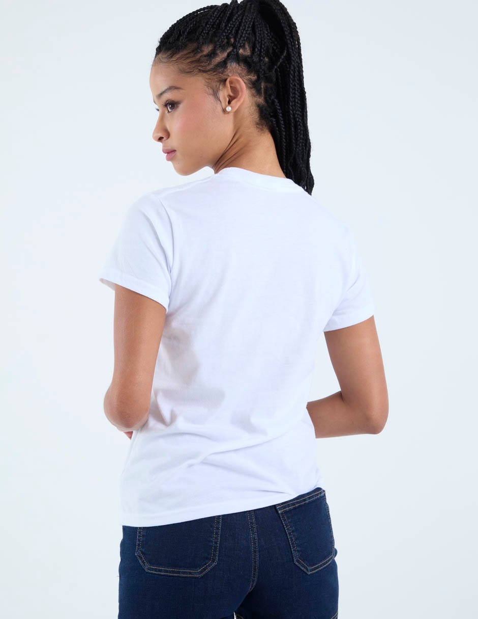Set playera manga corta Roxy Básica cuello redondo para mujer