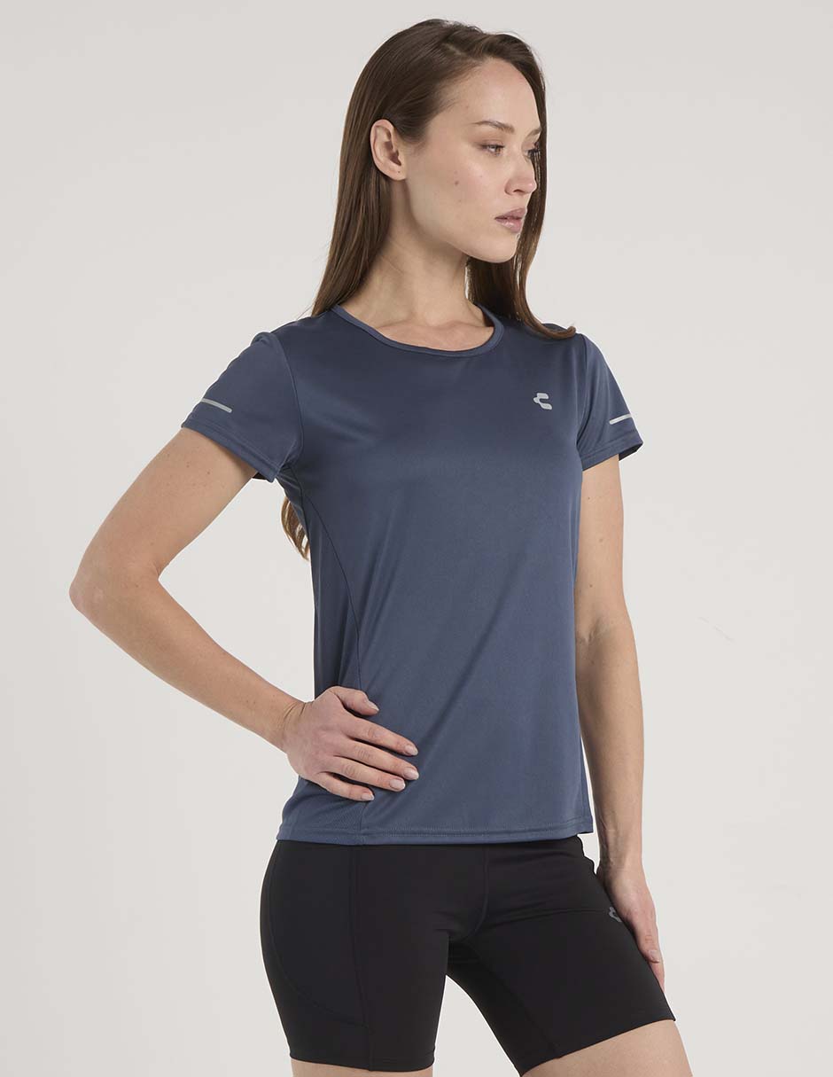 Playera manga corta cuello redondo para mujer Playera manga corta cuello redondo para mujer