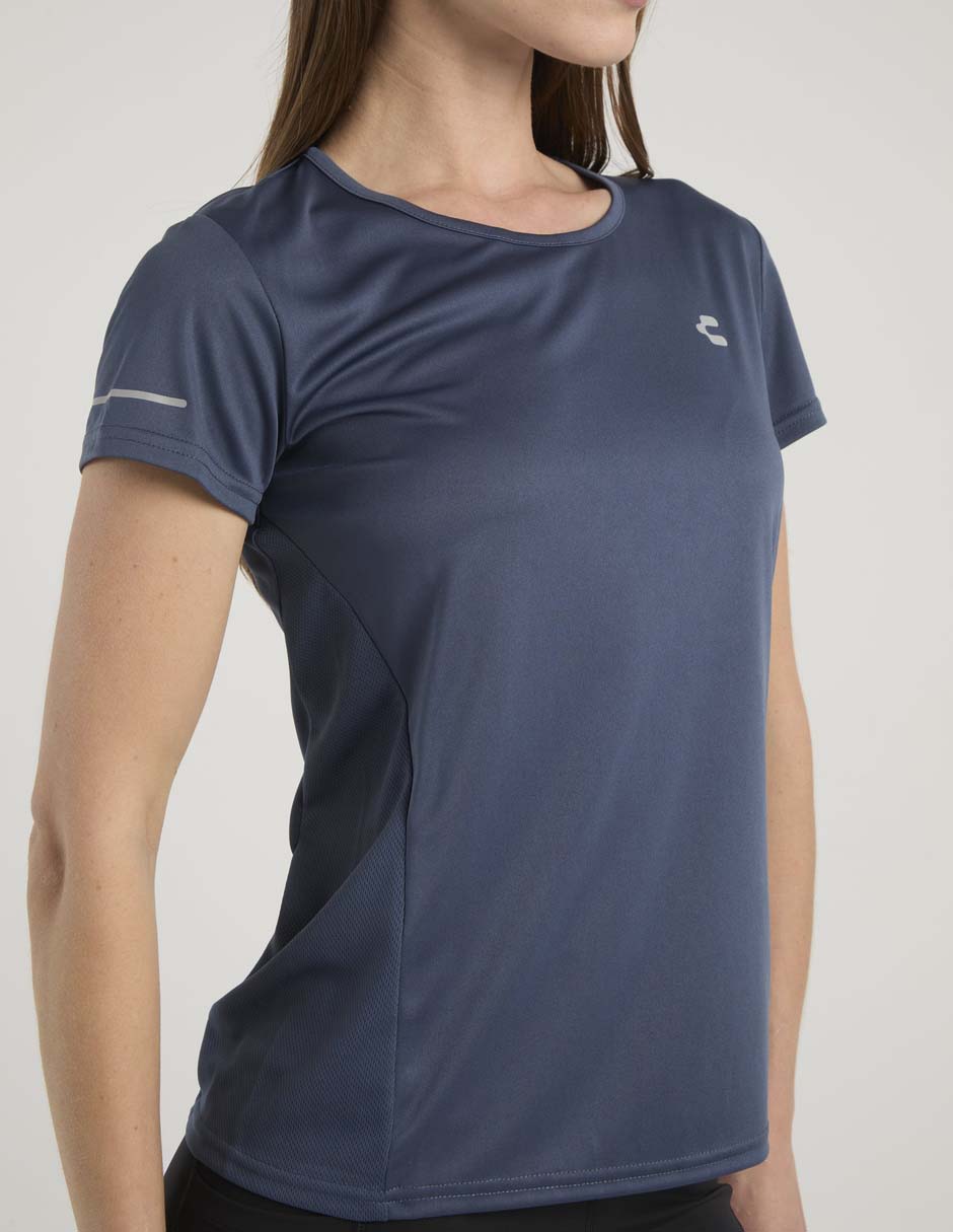 Playera manga corta Charly cuello redondo para mujer