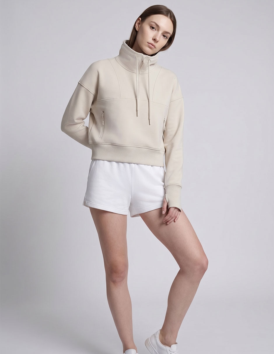 Sudadera con bolsillos para mujer