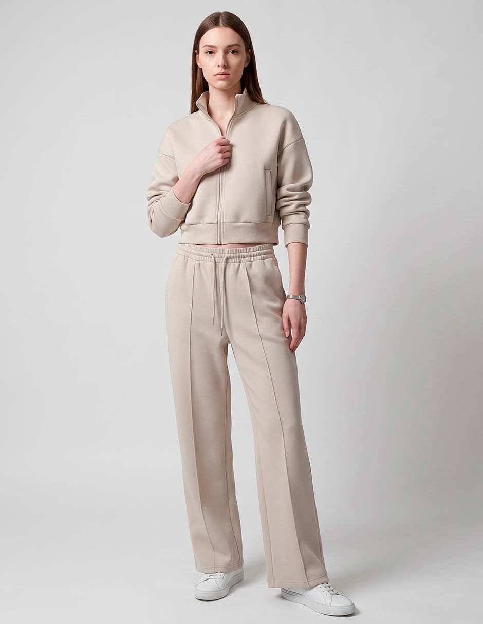 Conjunto deportivo de algodón para mujer 2 piezas