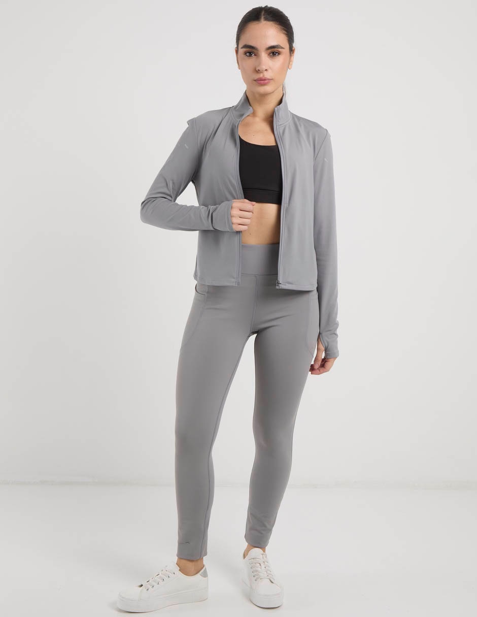 Legging A La Cintura Con El‡stico Para Mujer 3