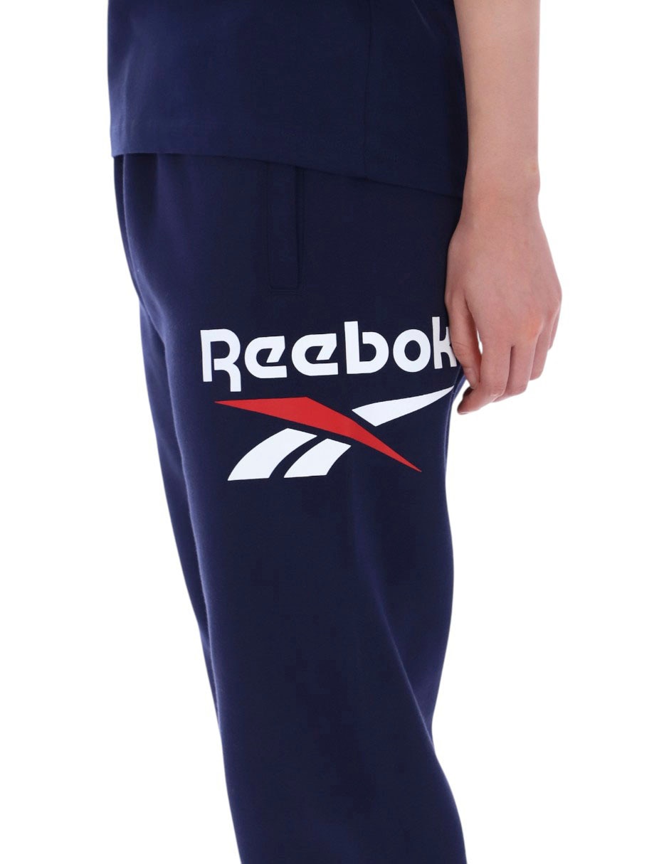 Pants regular Reebok con elástico para mujer