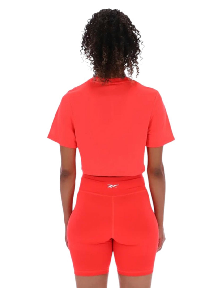 Playera manga corta Reebok cuello redondo para mujer