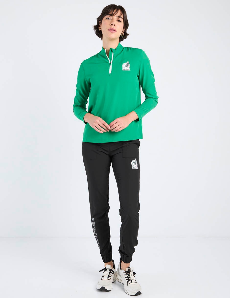 Sudadera Wilson con cierre México para mujer