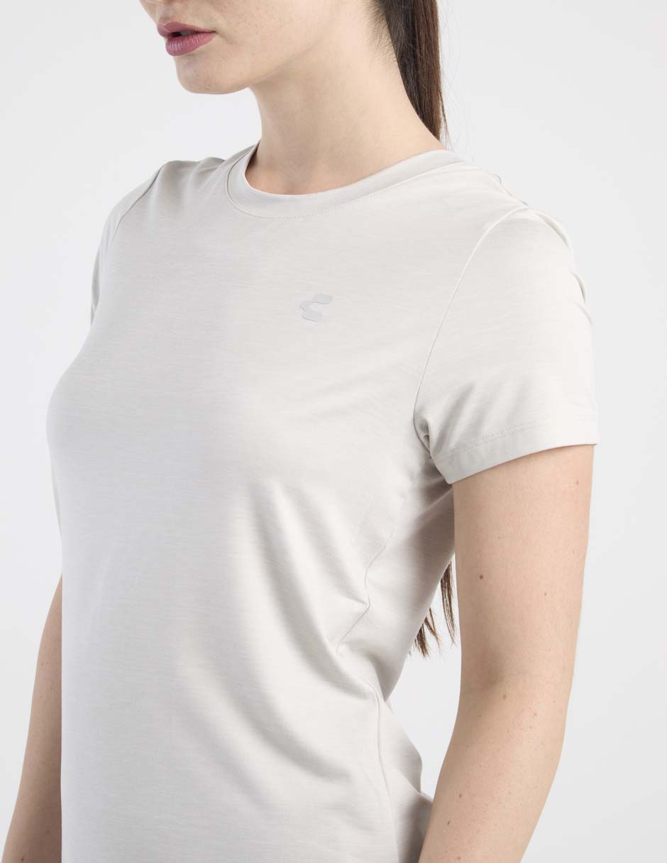 Playera manga corta cuello redondo para mujer 5