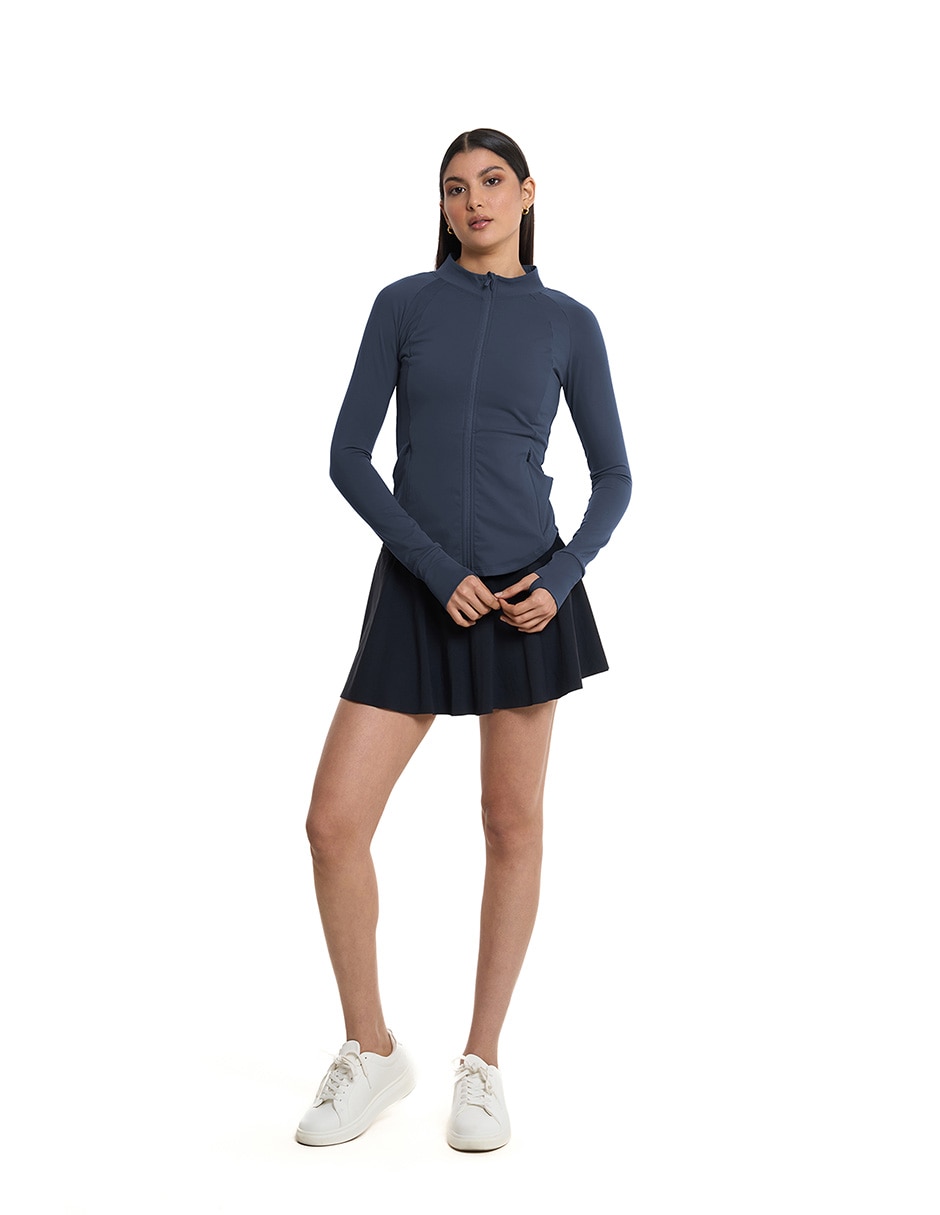 Chamarra para entrenamiento Fitness para mujer 3