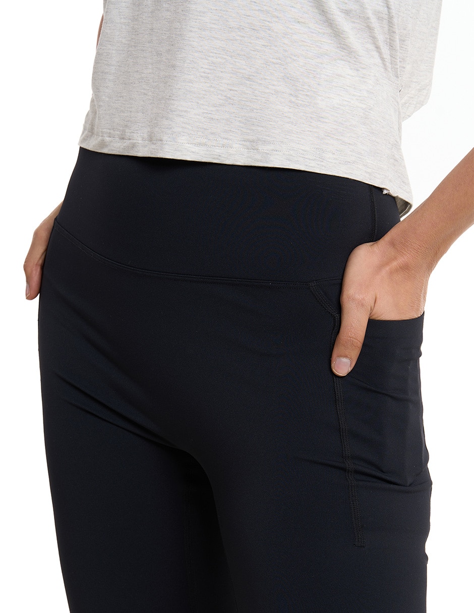 Legging a la cintura con medio elástico para mujer 4
