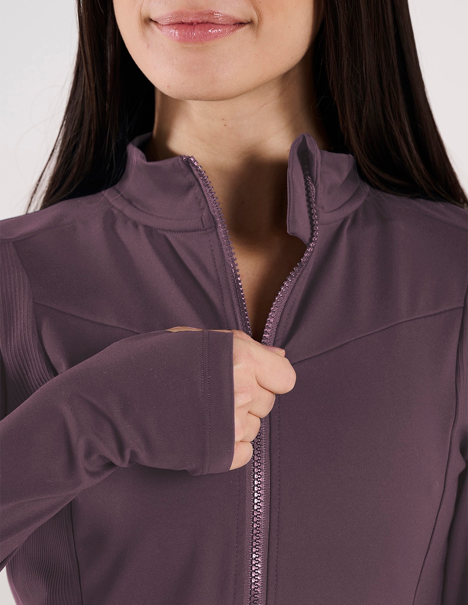 Chamarra para entrenamiento Fitness de mujer 3