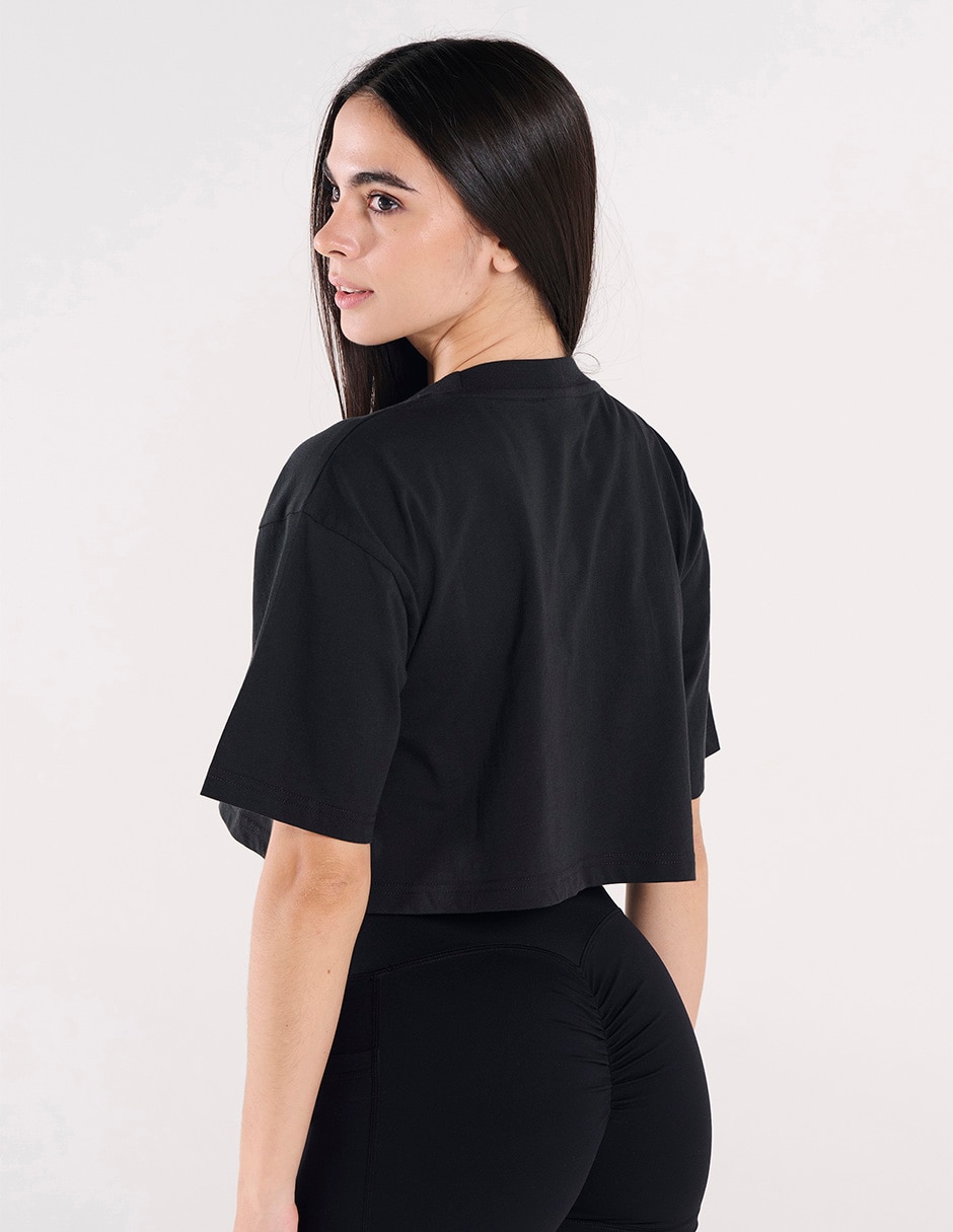 Playera Deportiva Para Entrenamiento Mujer de algodón 3