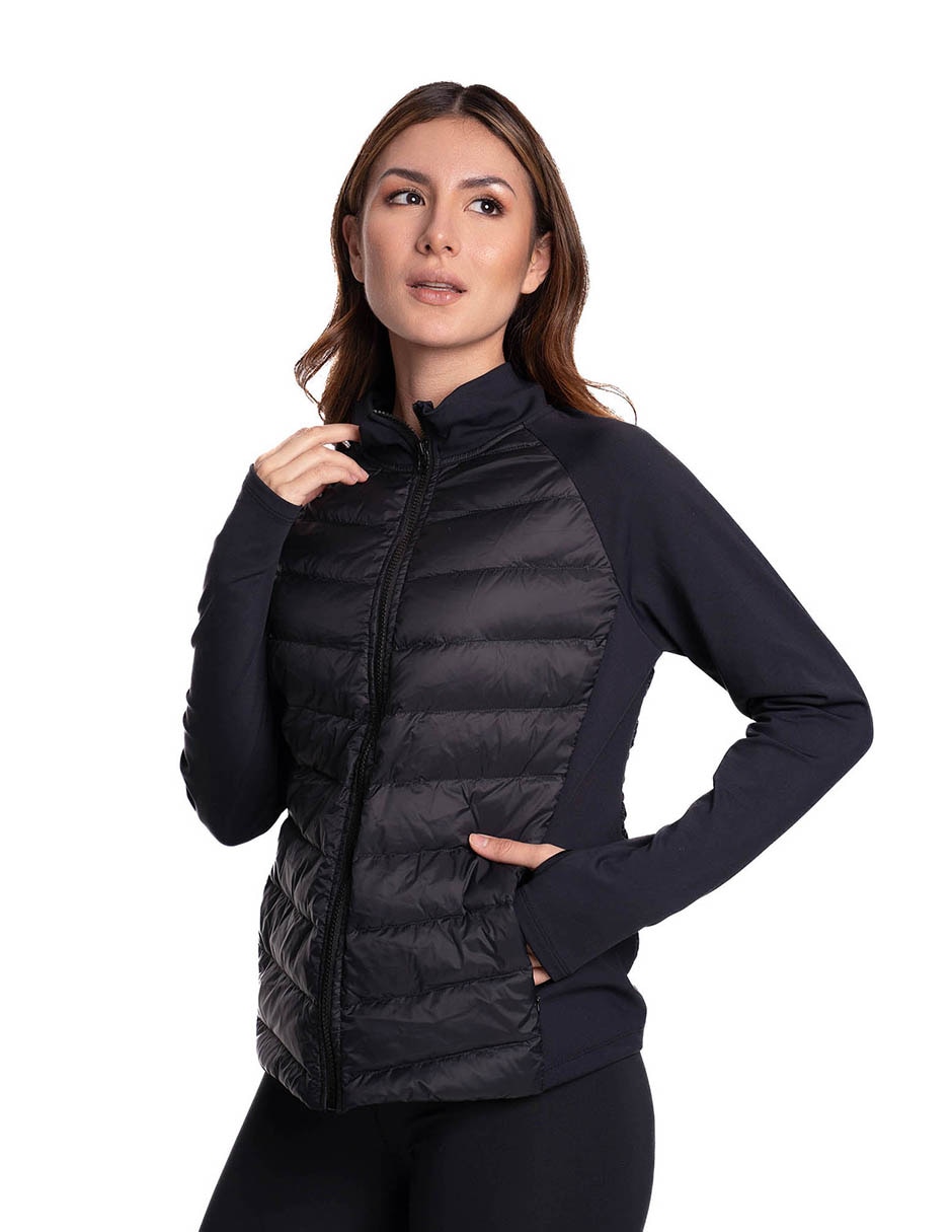 Chamarra para entrenamiento Fitness de mujer 3