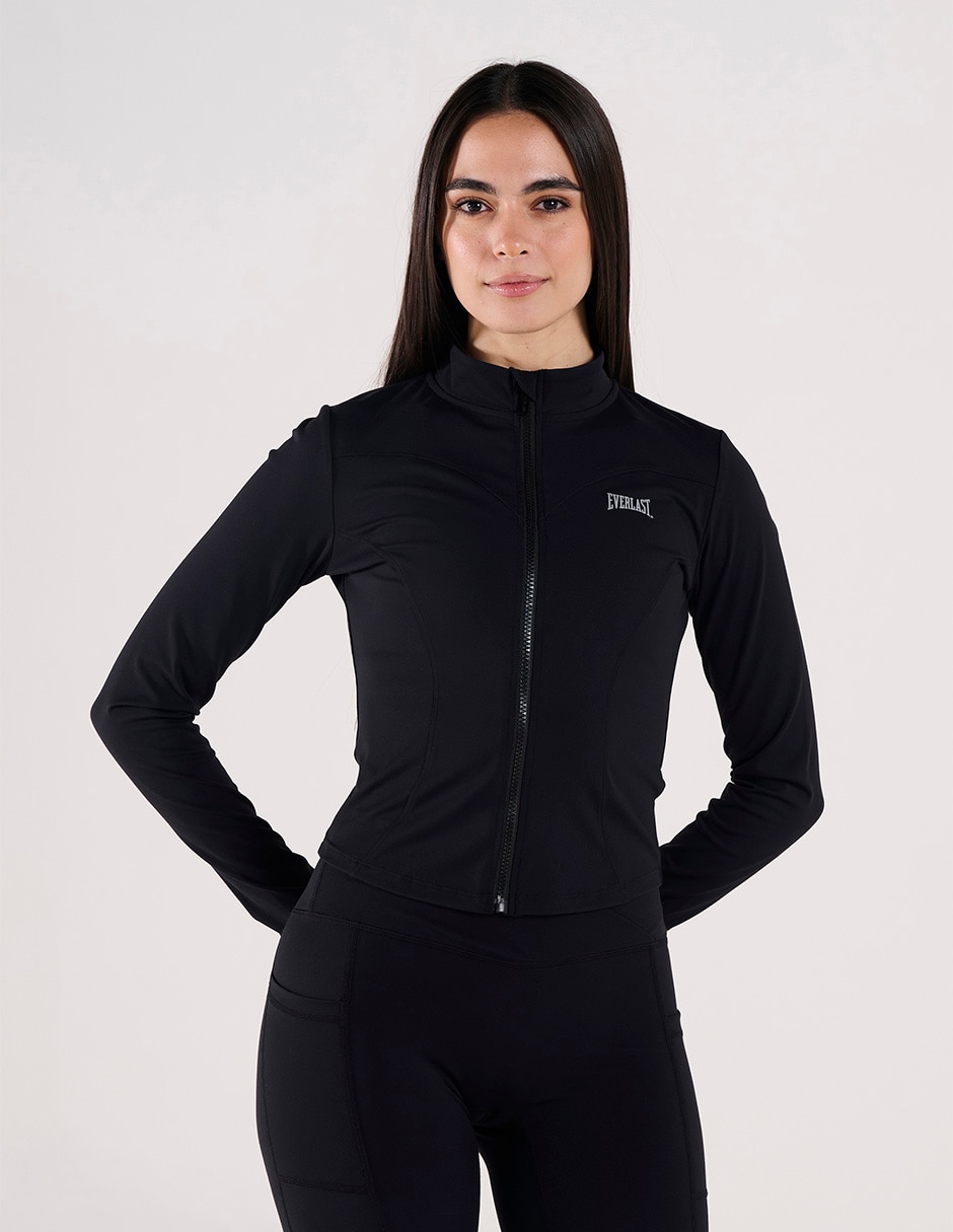 Chamarra para entrenamiento active trainning fitness de mujer 1