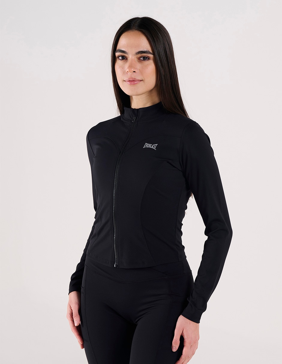 Chamarra para entrenamiento active trainning fitness de mujer 3